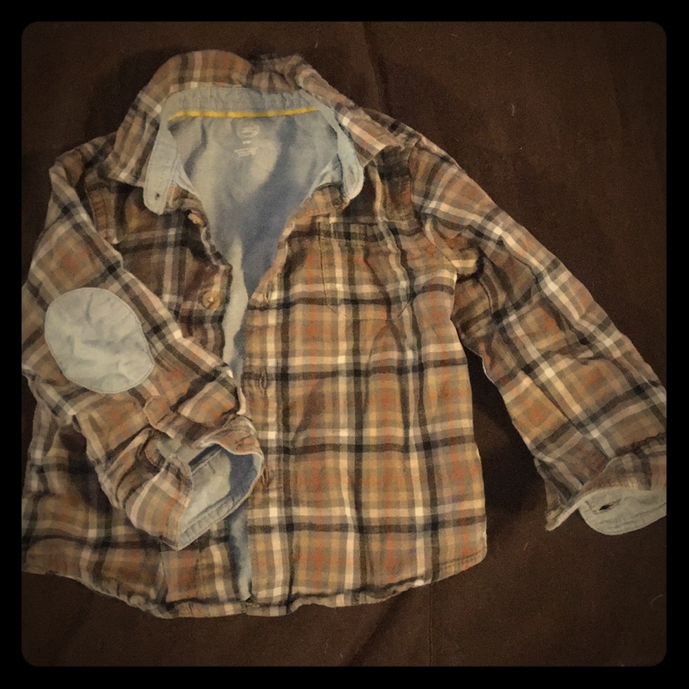 WonderNation Boys Long Sleeve Shirt